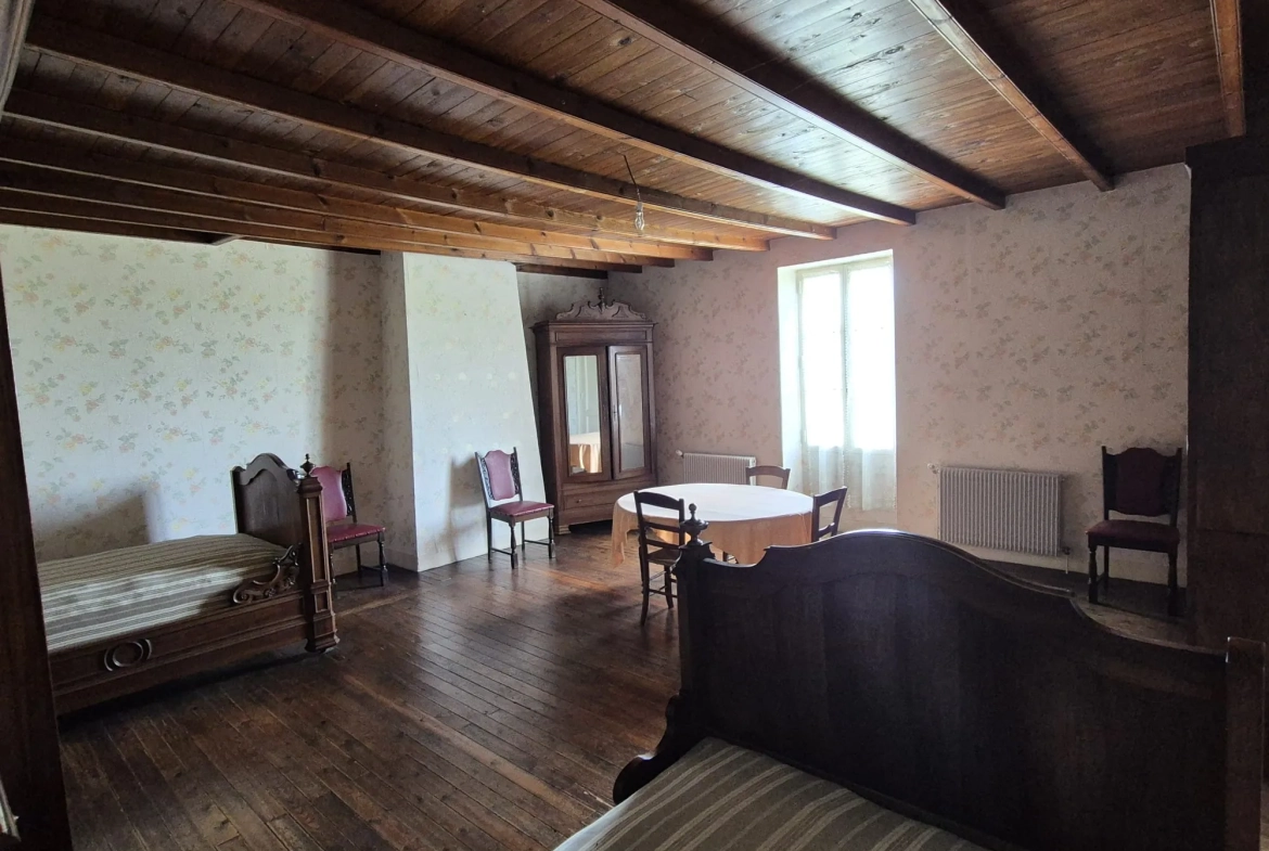 Spacieuse maison en pierre avec grand terrain et dépendances à Loubens 