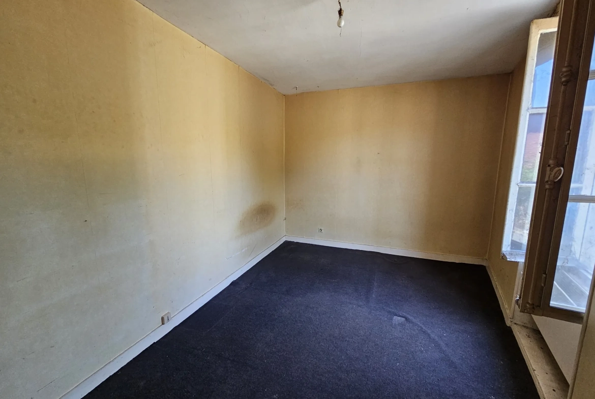 Maison 3 pièces avec jardin à Montgivray 36400 – Idéal résidence ou investissement 