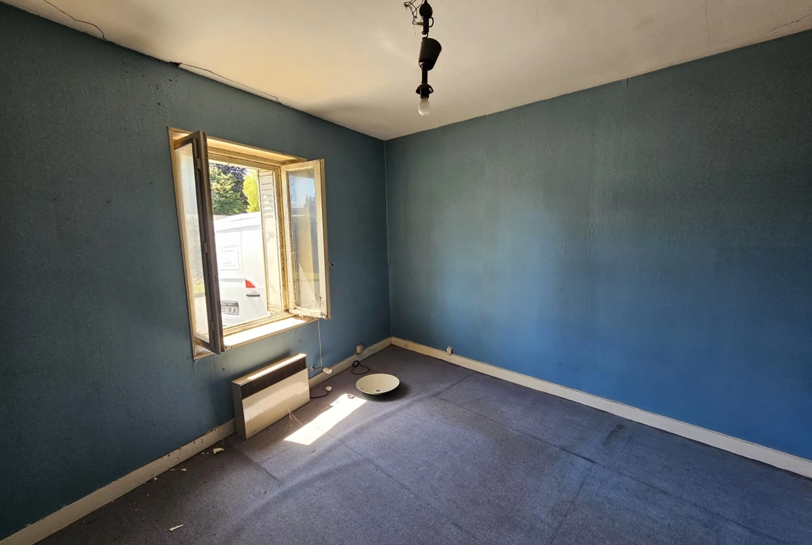 Maison 3 pièces avec jardin à Montgivray 36400 – Idéal résidence ou investissement 