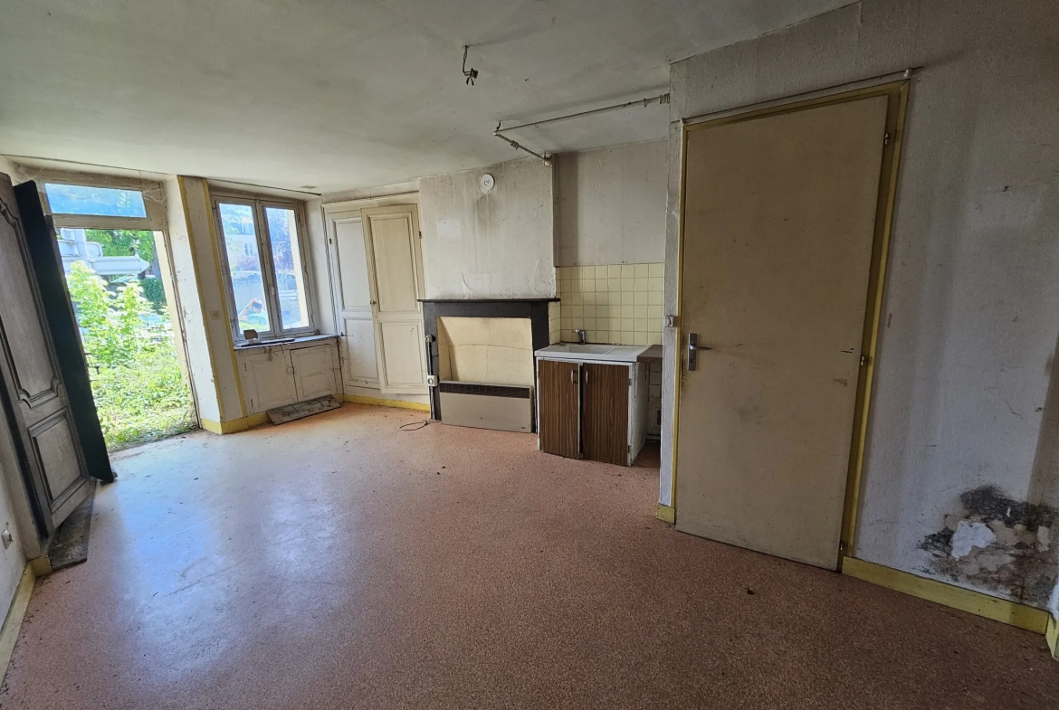 Maison 3 pièces avec jardin à Montgivray 36400 – Idéal résidence ou investissement 