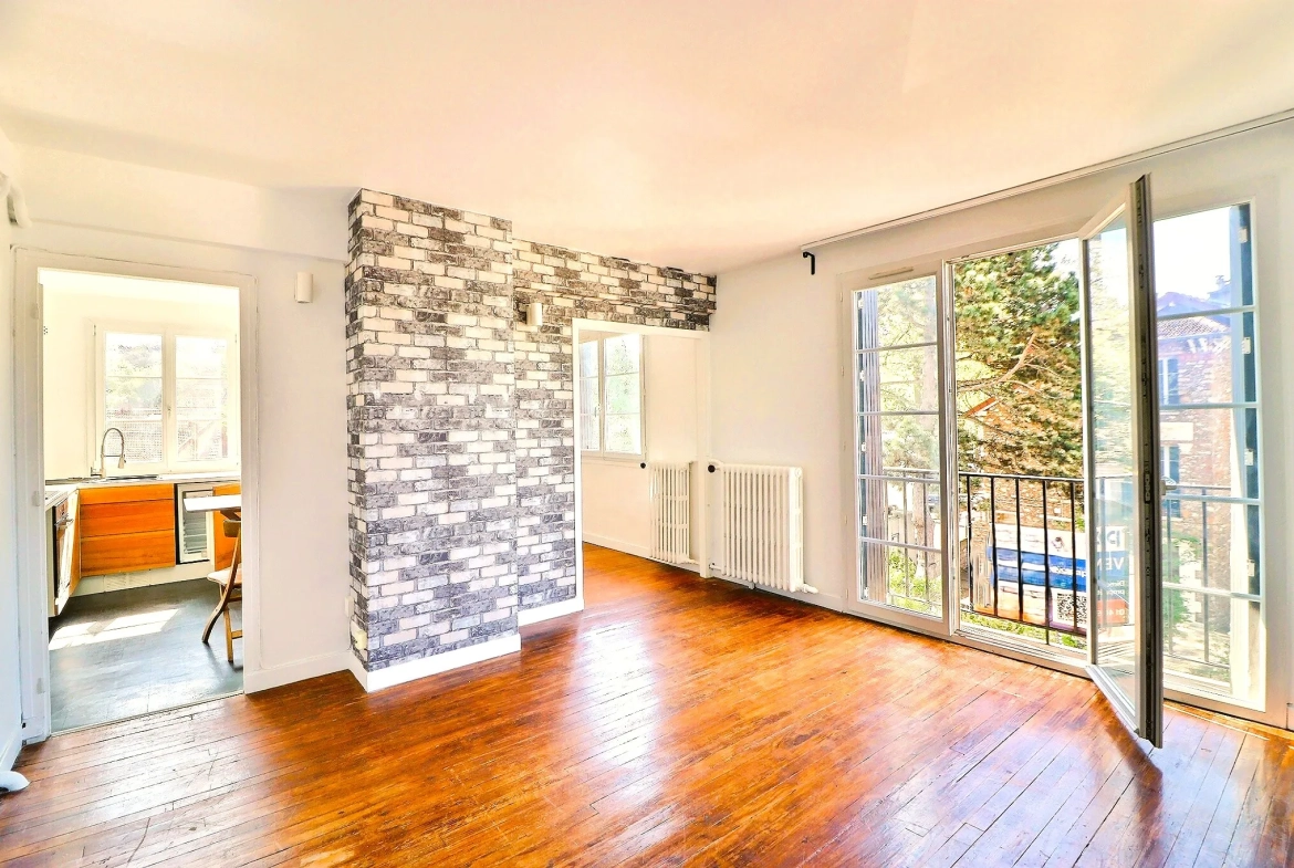 Bel appartement T3 rénové et lumineux à Clamart 
