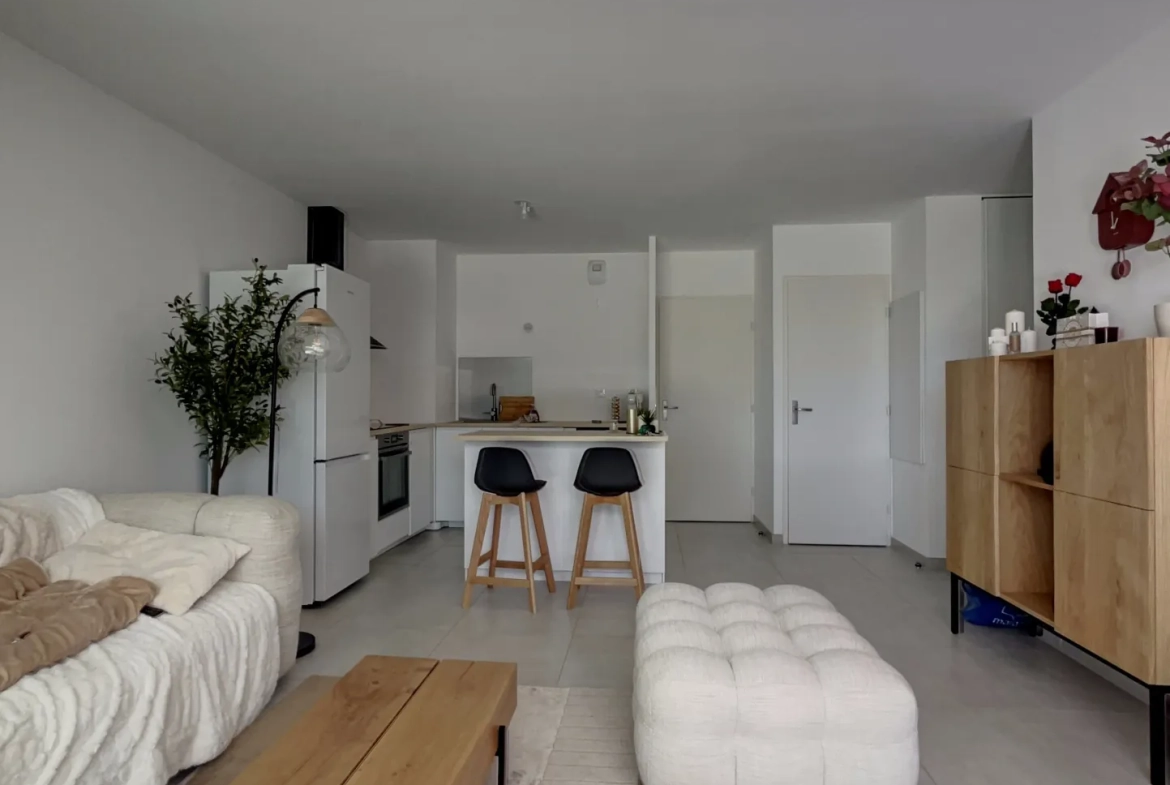 Appartement T3 neuf avec jardin privatif à Toulon - Résidence moderne 2024 