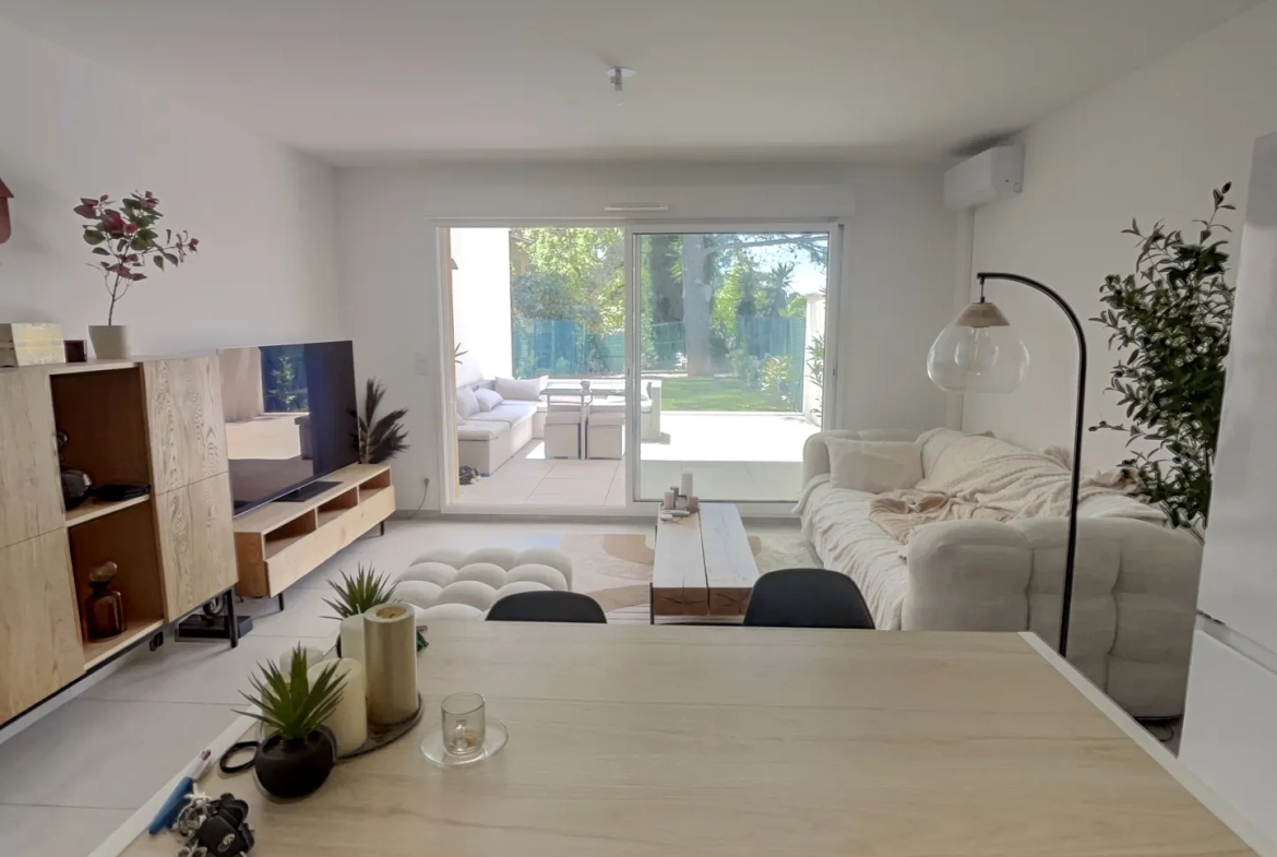 Appartement T3 neuf avec jardin privatif à Toulon - Résidence moderne 2024 
