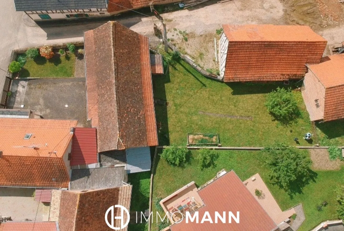 Maison alsacienne avec corps de ferme à rénover à Neugartheim-Ittlenheim près de Strasbourg 
