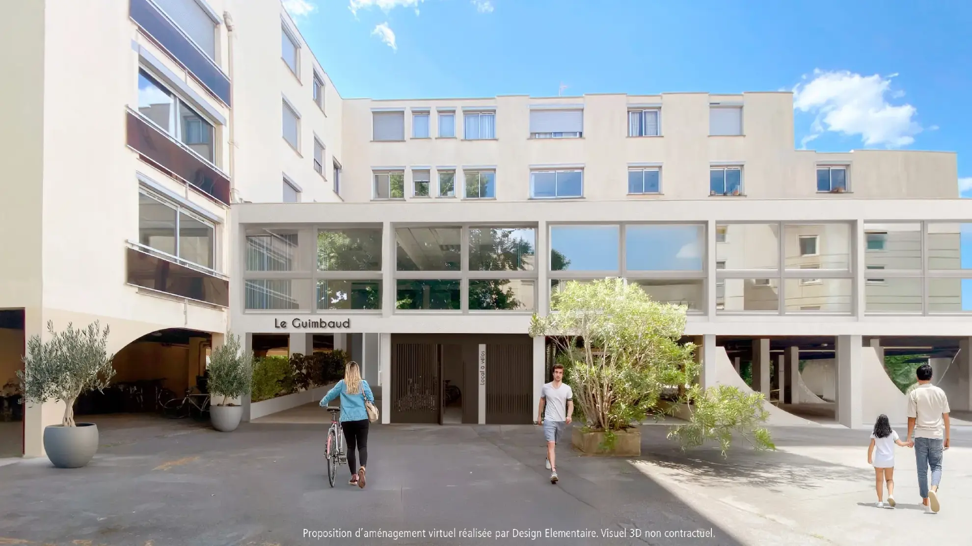 Appartement T1 à rénover de 35 m² avec balcon à Montpellier Antigone 