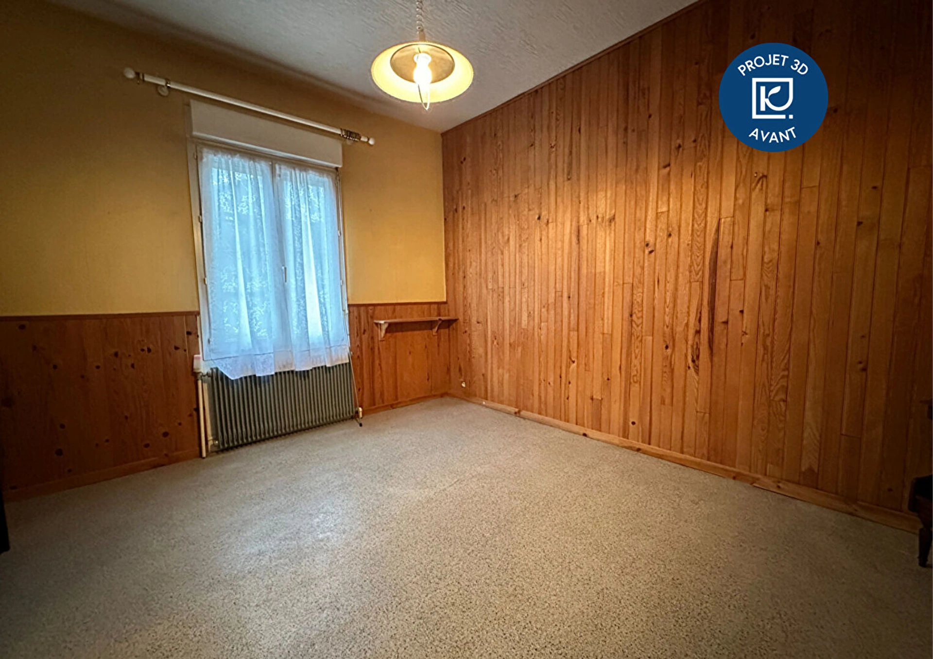 Maison 3 pièces 57 m² à Saint‑Brieuc – Quartier Robien, avec jardin constructible, garage et deux chambres.