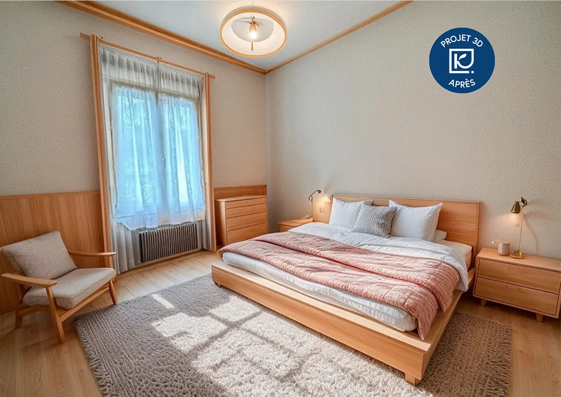 Maison 3 pièces 57 m² à Saint‑Brieuc – Quartier Robien, avec jardin constructible, garage et deux chambres.