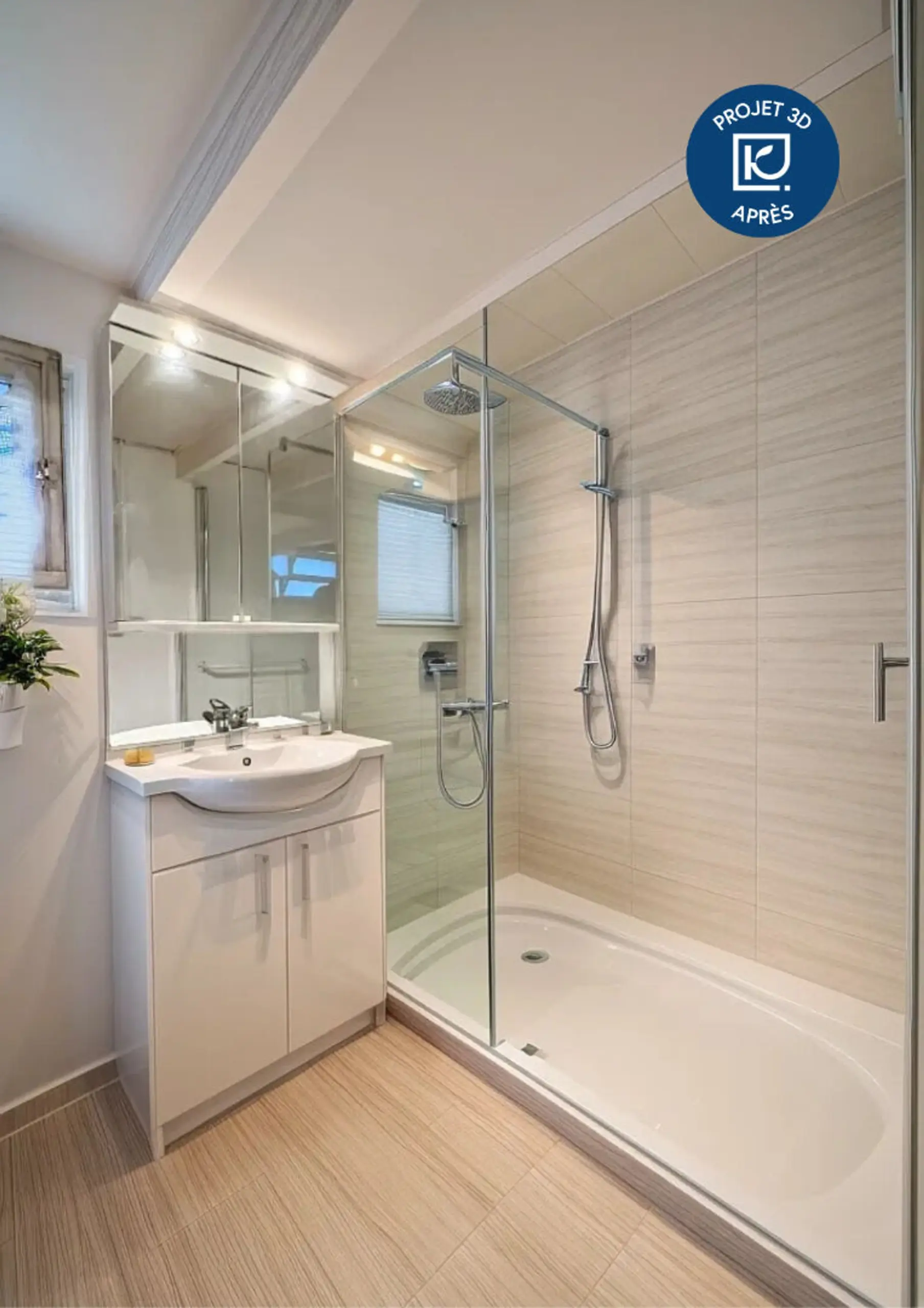 Maison 3 pièces 57 m² à Saint‑Brieuc – Quartier Robien, avec jardin constructible, garage et deux chambres.