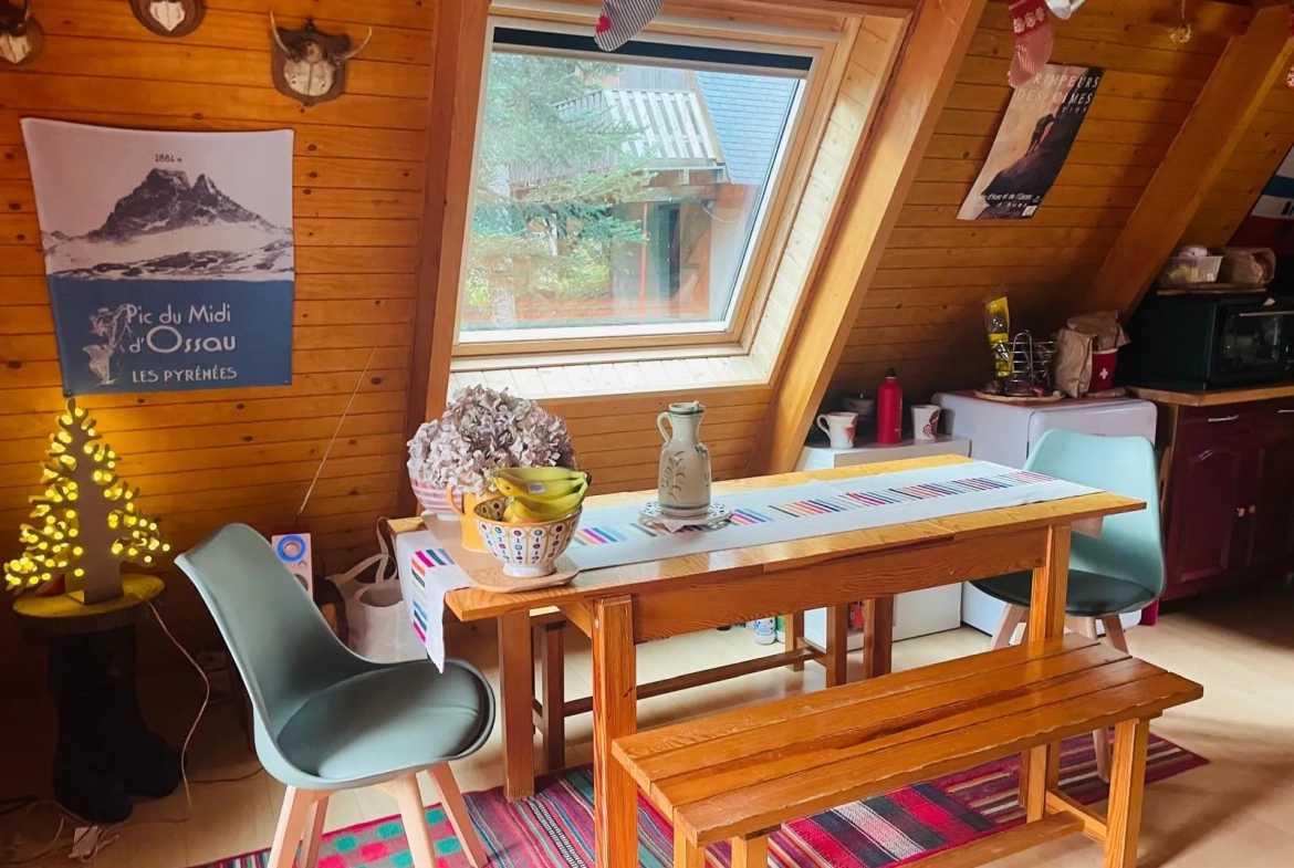 Charmant chalet à vendre dans le parc naturel des Pyrénées ariégeoises 