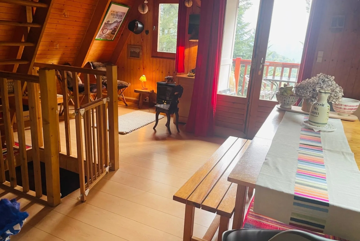 Charmant chalet à vendre dans le parc naturel des Pyrénées ariégeoises 