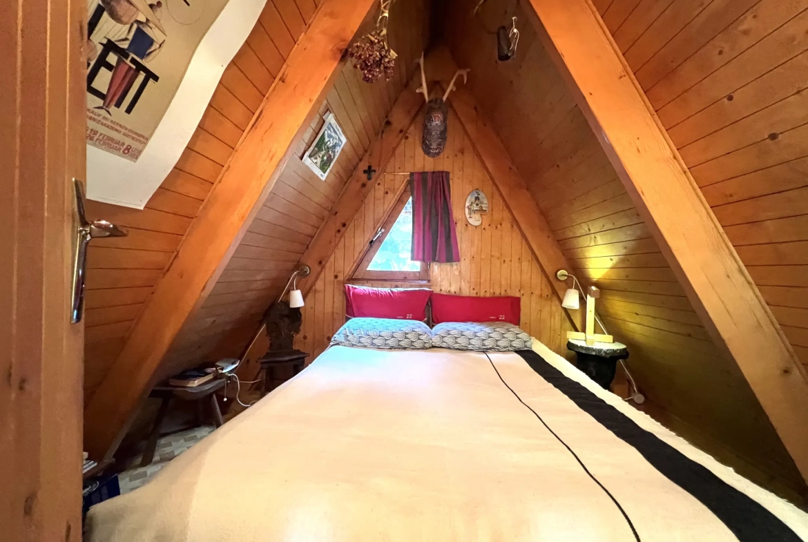 Charmant chalet à vendre dans le parc naturel des Pyrénées ariégeoises 
