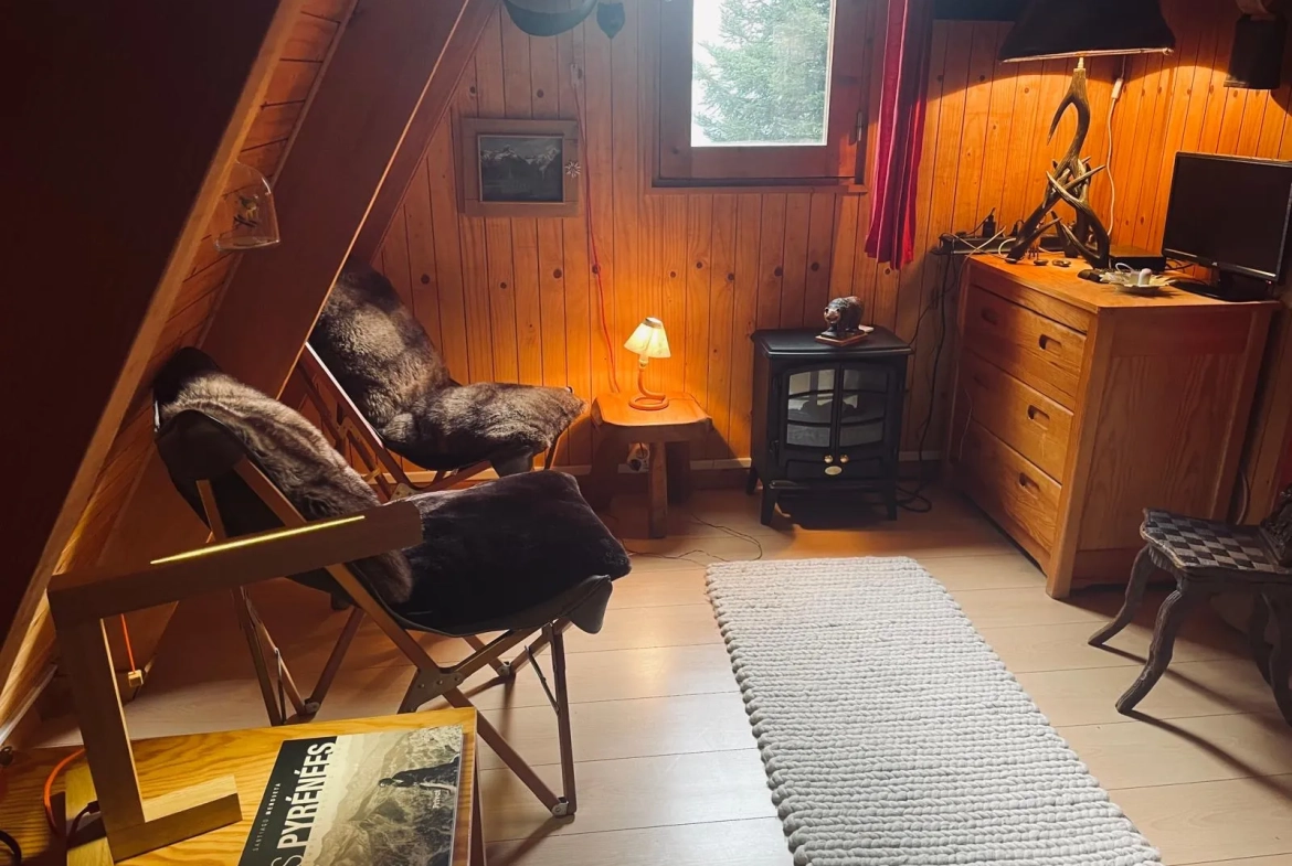 Charmant chalet à vendre dans le parc naturel des Pyrénées ariégeoises 