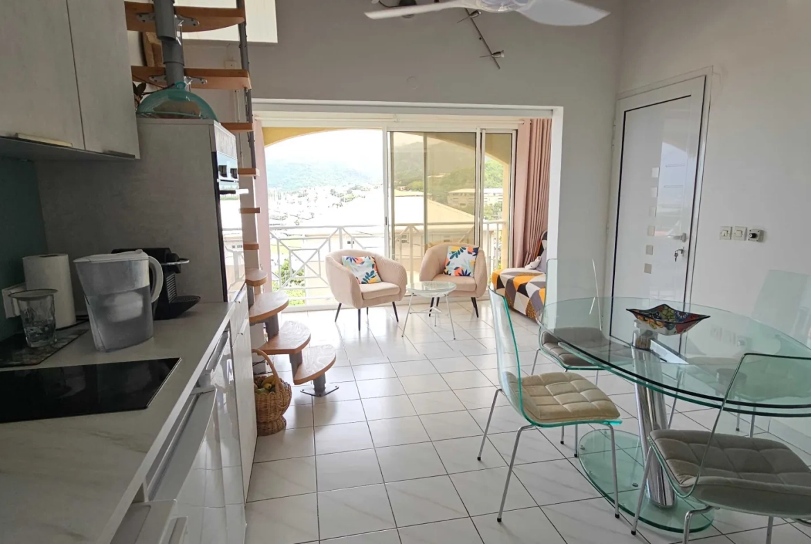 Appartement duplex avec vue sur la Marina au Marin - Idéal résidence ou investissement 