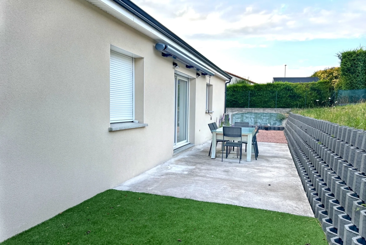 Très belle maison de plain-pied à Chauriat de 113,8 m² avec jardin et garage 