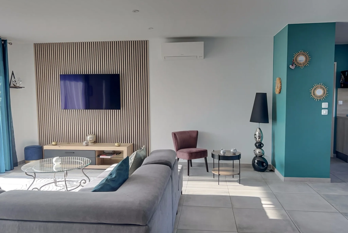 Très belle maison de plain-pied à Chauriat de 113,8 m² avec jardin et garage 