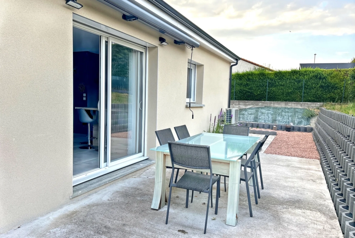 Très belle maison de plain-pied à Chauriat de 113,8 m² avec jardin et garage 