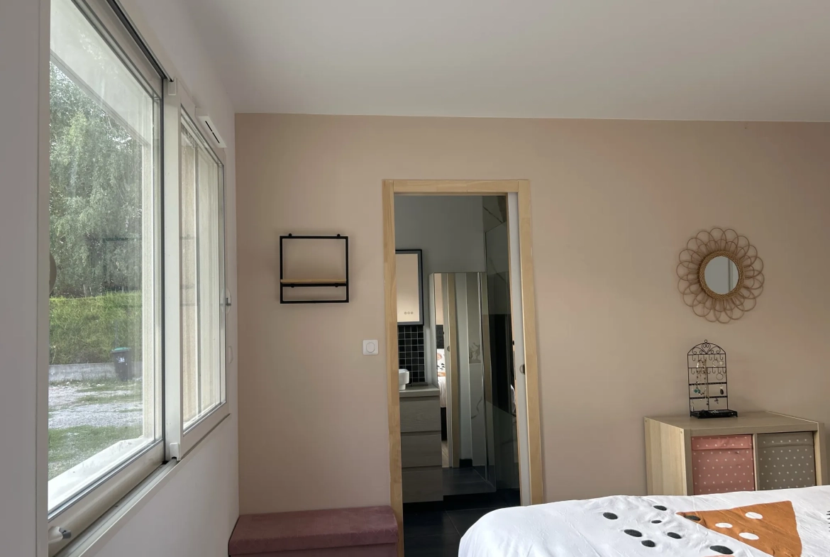 Très belle maison de plain-pied à Chauriat de 113,8 m² avec jardin et garage 