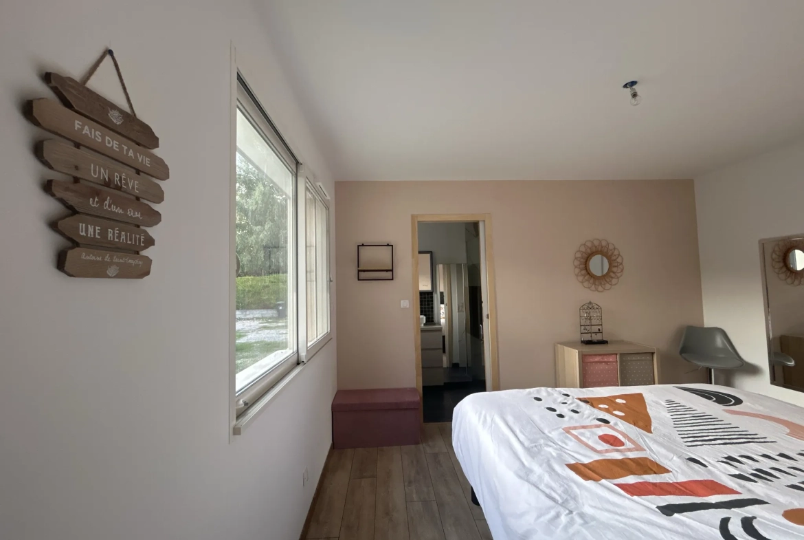 Très belle maison de plain-pied à Chauriat de 113,8 m² avec jardin et garage 