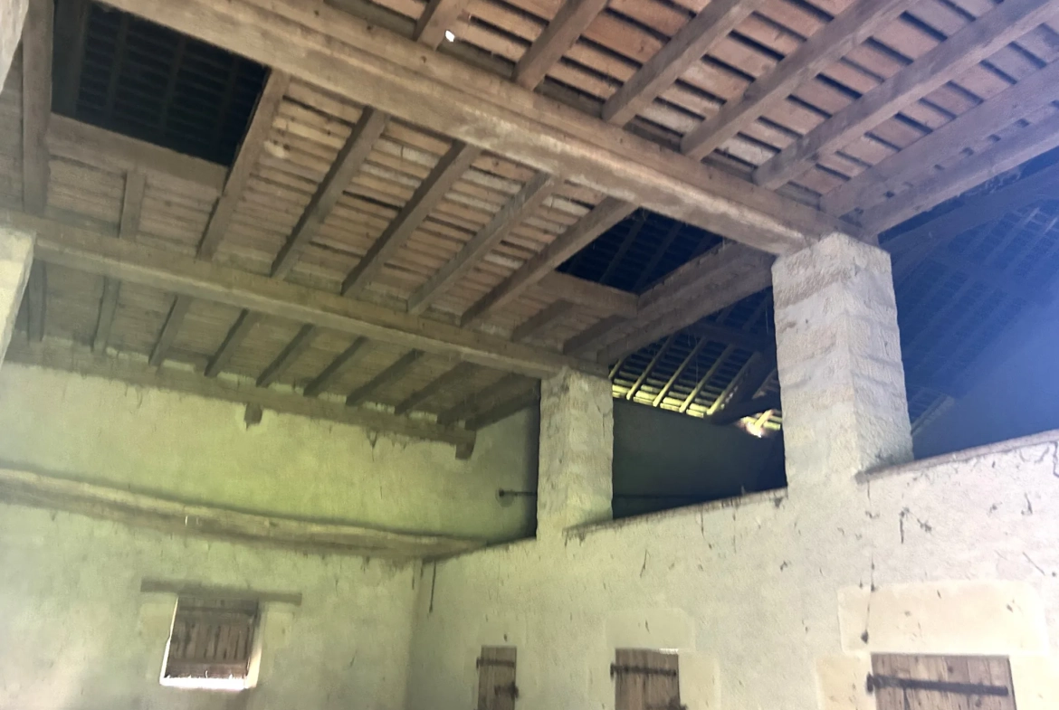 Maison à rénover avec grange et vue imprenable à Lurcy le Bourg 