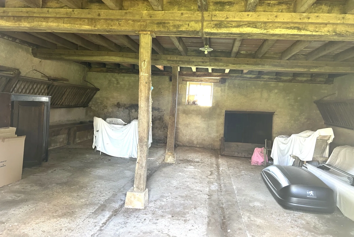 Maison à rénover avec grange et vue imprenable à Lurcy le Bourg 