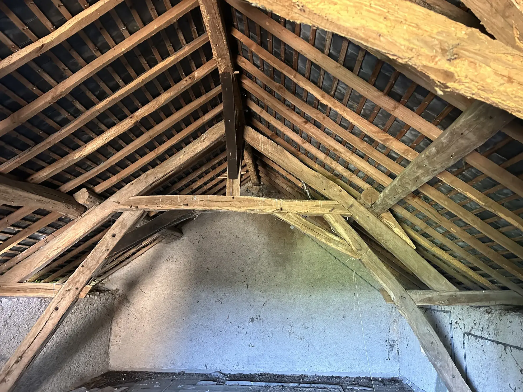 Maison à rénover avec grange et vue imprenable à Lurcy le Bourg 