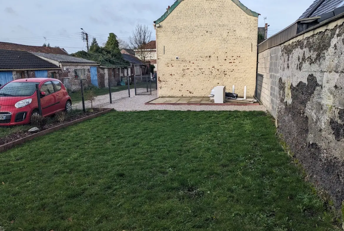 Maison rénovée à Wallers avec jardin – Idéal pour primo-accédant ou investisseur 
