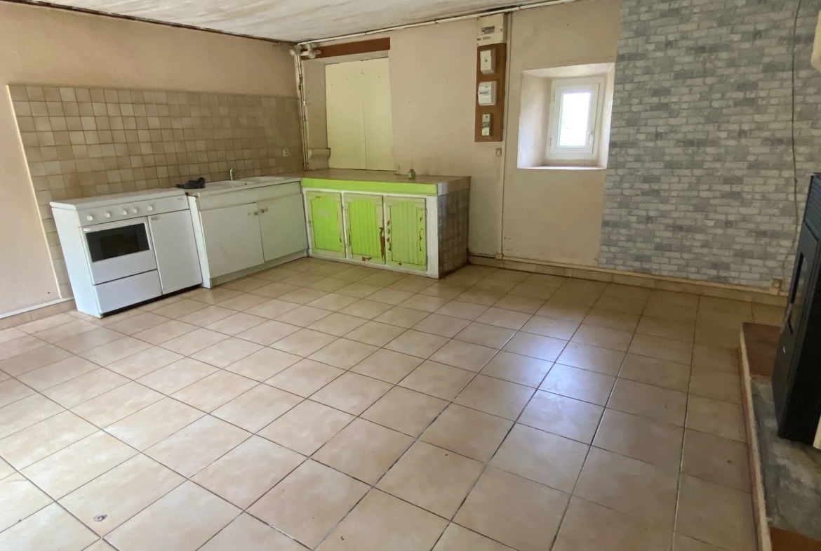 Maison en pierre à vendre à Blanquefort-sur-Briolance avec grand terrain 