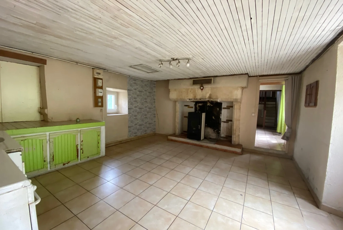 Maison en pierre à vendre à Blanquefort-sur-Briolance avec grand terrain 