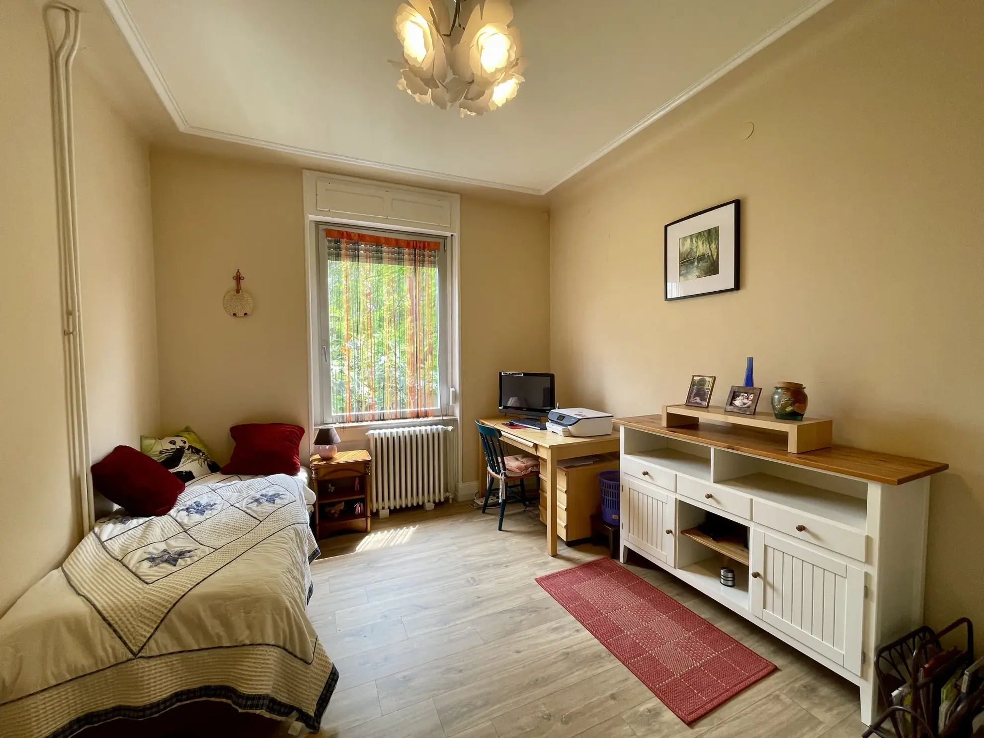 Appartement F5 avec jardin privatif à Kingersheim - Grande superficie et charme authentique 