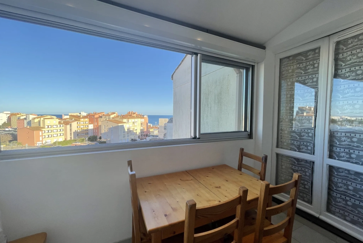 Appartement T2 au Cap d’Agde avec vue dégagée et parking privé 