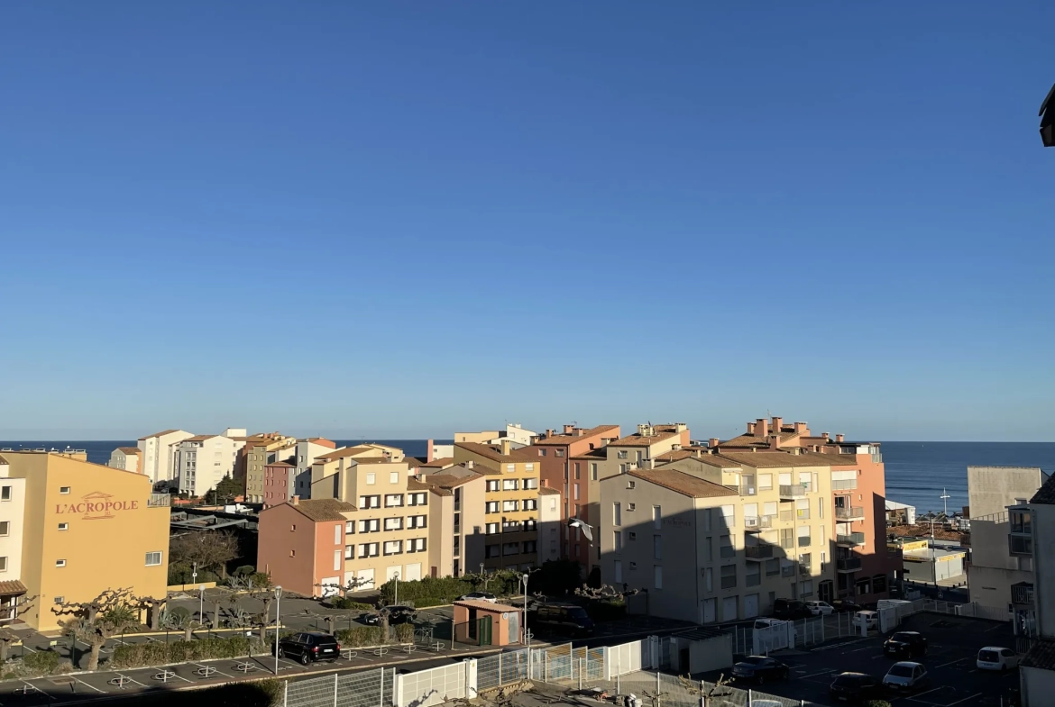 Appartement T2 au Cap d’Agde avec vue dégagée et parking privé 