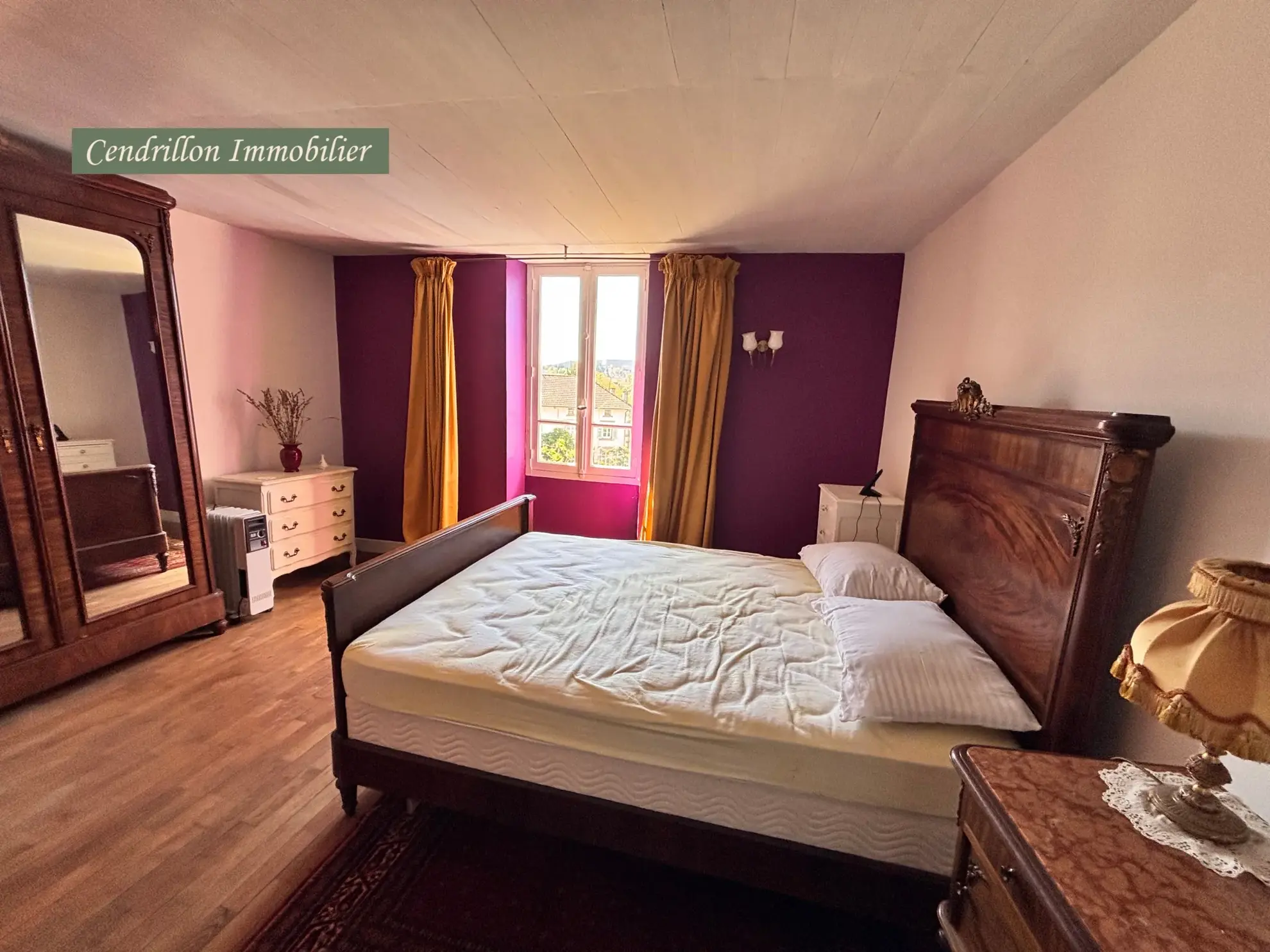 Maison de ville en pierres de 65 m² avec jardin exposé sud à Bourganeuf 