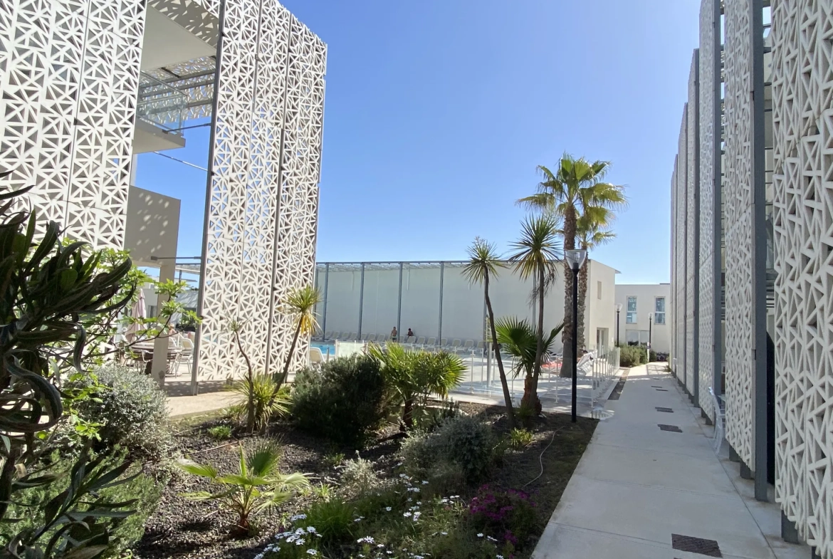 Studio en résidence Nakara au Cap d'Agde – Investissement rentable avec bail commercial 
