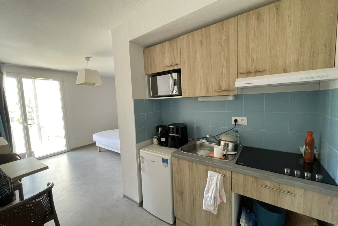 Studio en résidence Nakara au Cap d'Agde – Investissement rentable avec bail commercial 