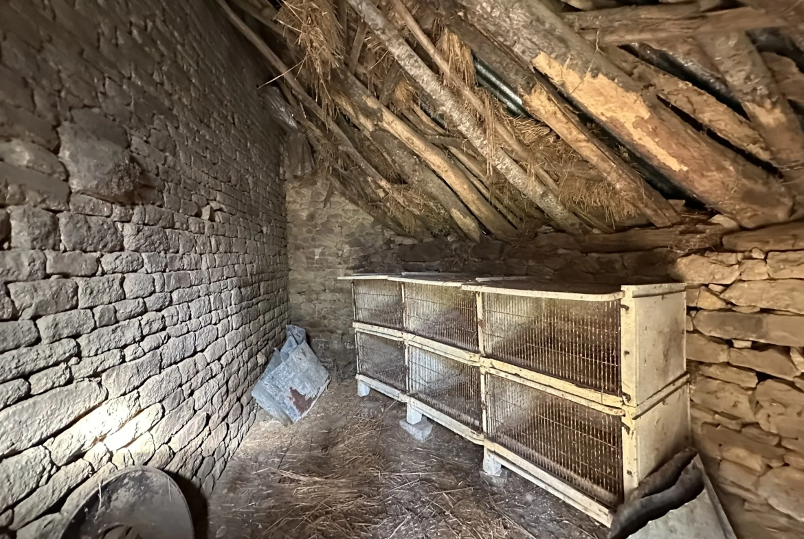 Petite longère à rénover à Quistinic, région vallée du Blavet, idéal investissement ou pied-à-terre 