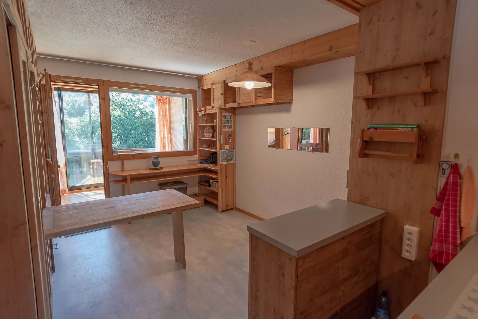 Charmant studio meublé avec vue sur la montagne à Notre-Dame-du-Pré 