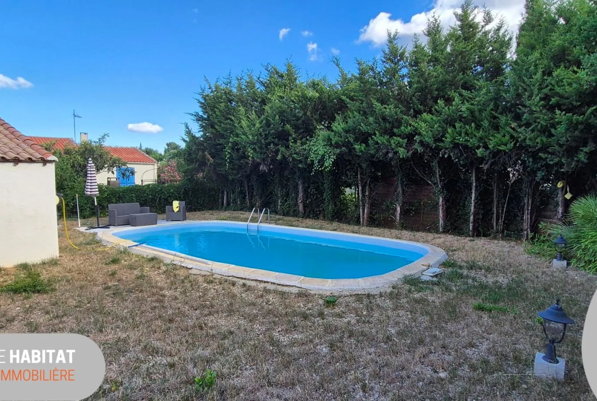Terrain à bâtir de 283 m² avec garage et piscine à Saint-Mamert-du-Gard 