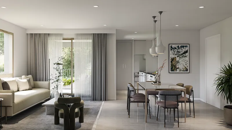 Appartement T2 à Ajaccio Suartello avec terrasse et stationnement privé 