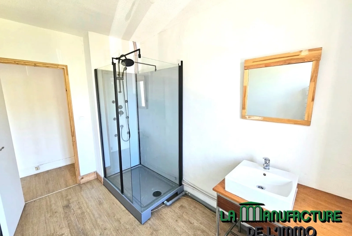 Bel appartement F3 avec jardin privatif à Unieux – Idéal investisseur ou premier achat 