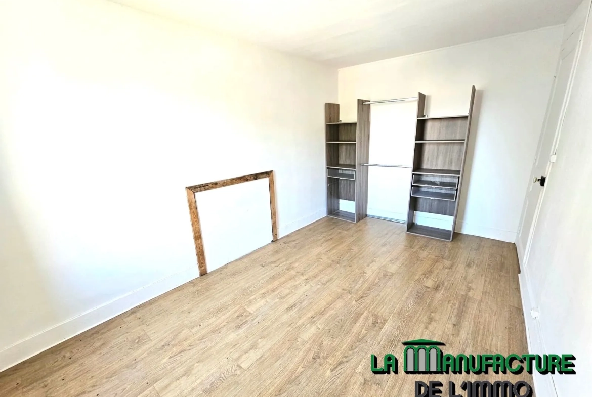 Bel appartement F3 avec jardin privatif à Unieux – Idéal investisseur ou premier achat 