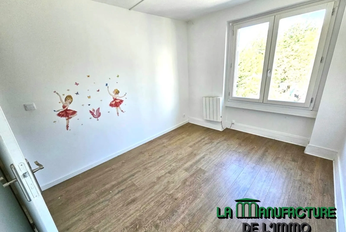 Bel appartement F3 avec jardin privatif à Unieux – Idéal investisseur ou premier achat 