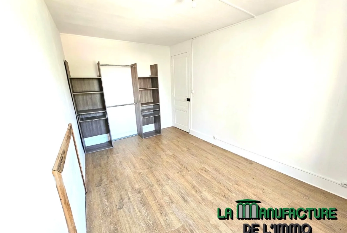 Bel appartement F3 avec jardin privatif à Unieux – Idéal investisseur ou premier achat 