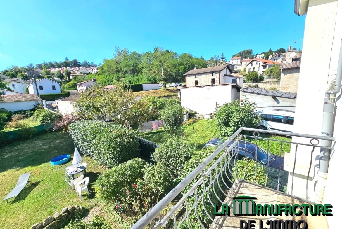 Bel appartement F3 avec jardin privatif à Unieux – Idéal investisseur ou premier achat 