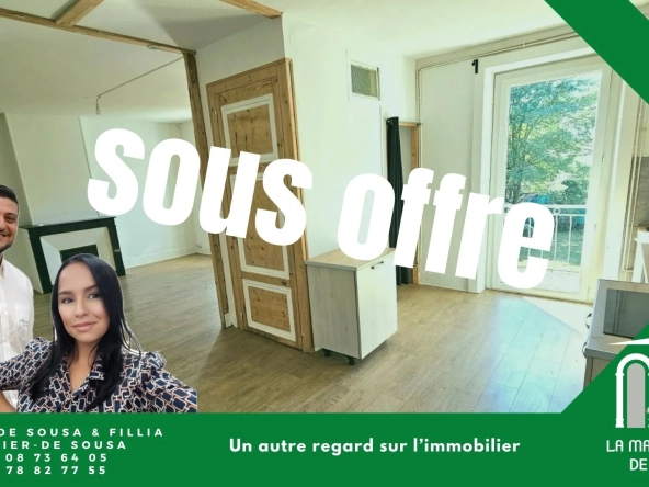 Bel appartement F3 avec jardin privatif à Unieux – Idéal investisseur ou premier achat