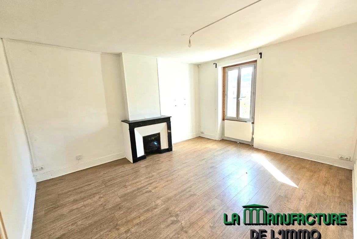 Bel appartement F3 avec jardin privatif à Unieux – Idéal investisseur ou premier achat 