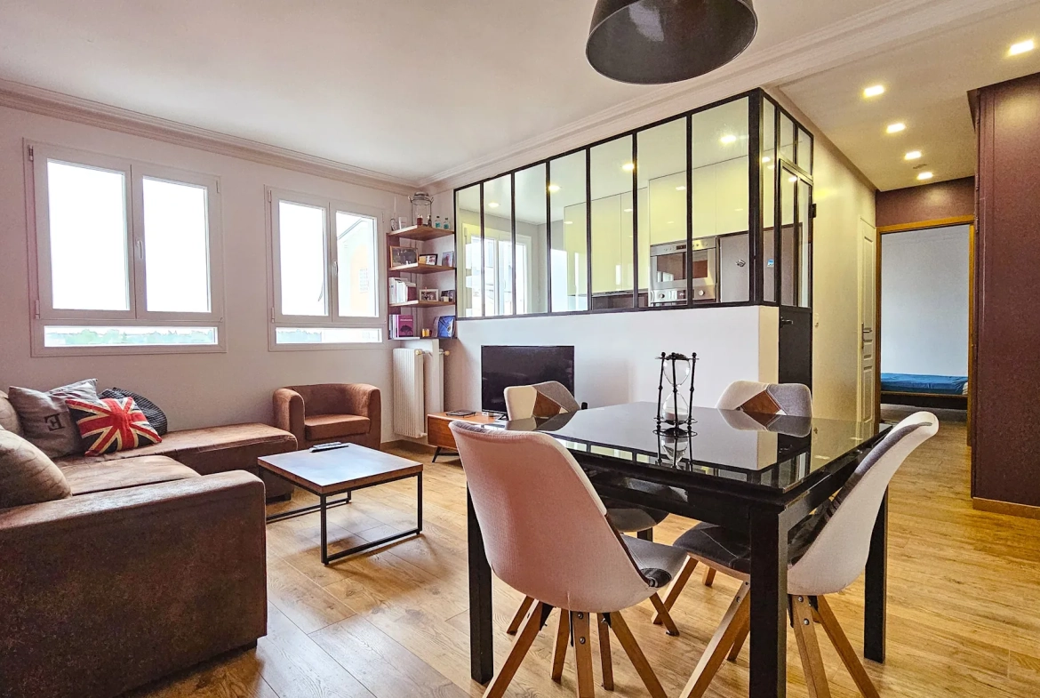 Appartement F2 rénové de 45m² à Sartrouville, proche gare et commerce 