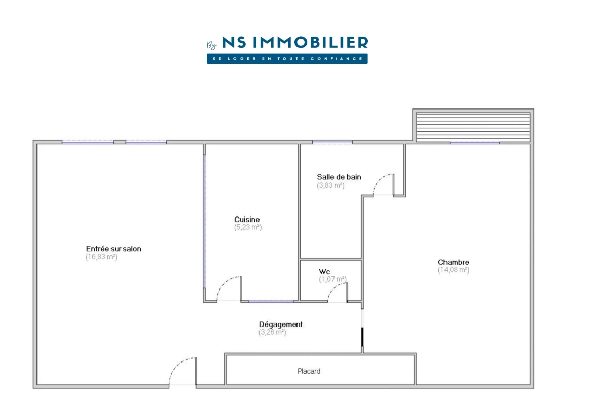 Appartement F2 rénové de 45m² à Sartrouville, proche gare et commerce 