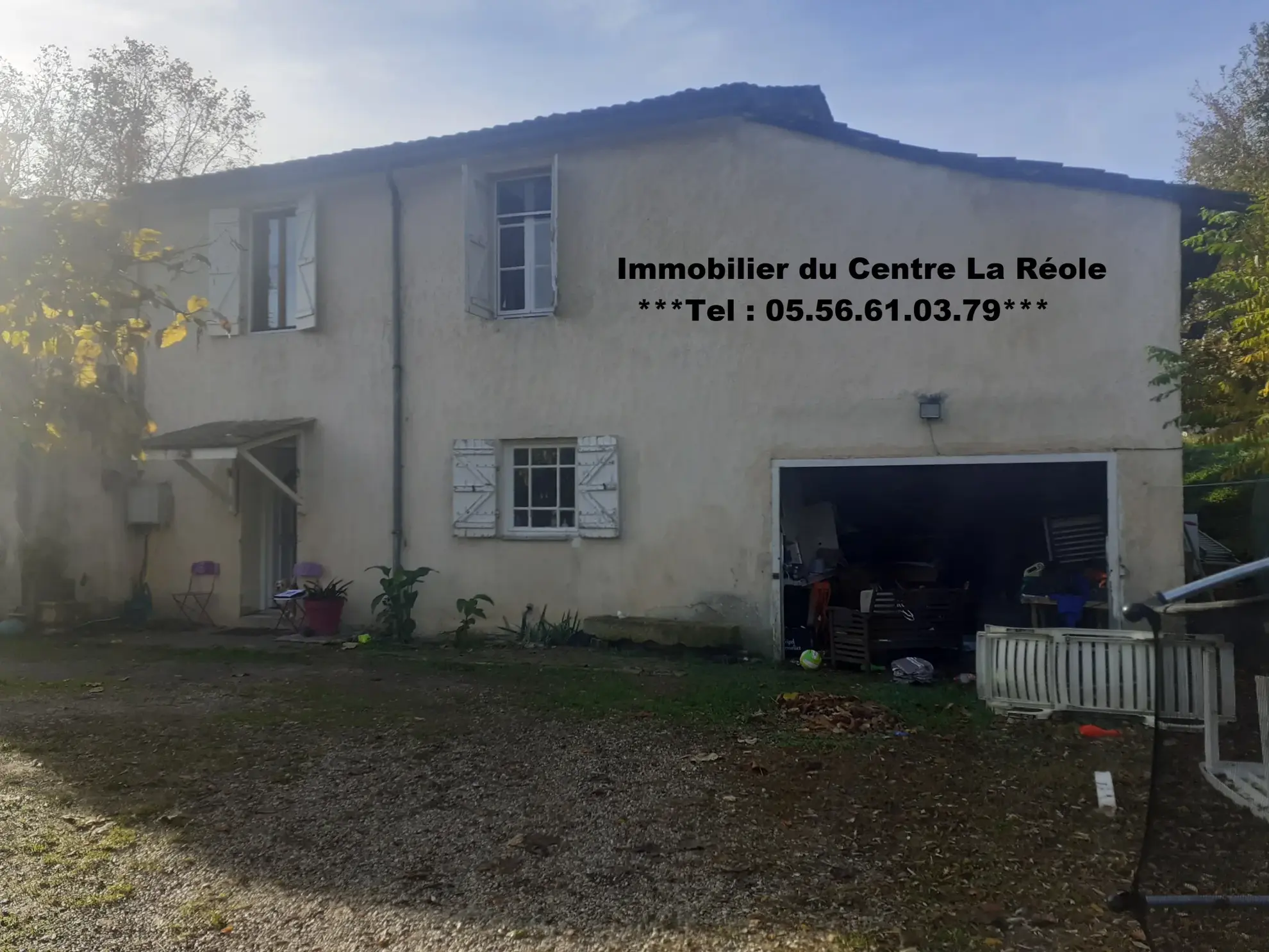 Maison de 110 m² avec jardin et garage à proximité de La Réole 