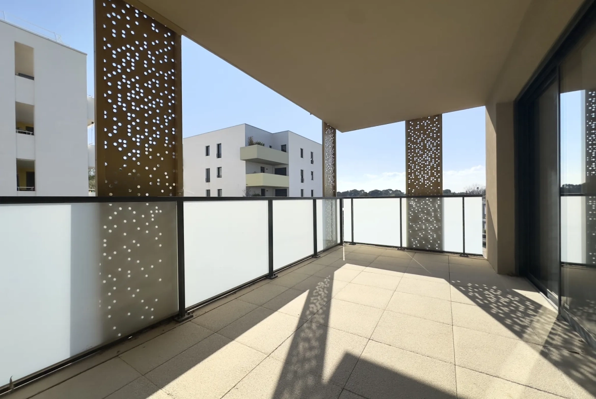 Appartement T2 lumineux avec terrasse à Montpellier, secteur Ovalie 