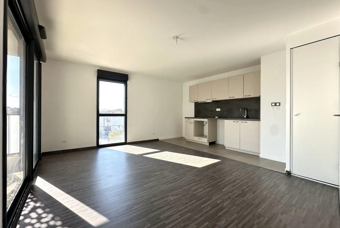 Appartement T2 lumineux avec terrasse à Montpellier, secteur Ovalie 